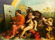 Dosso Dossi Jupiter, Mercury and Virtue oil